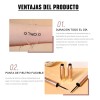 Delineador De Ojos Mate Negro Impermeable Secado Rápido