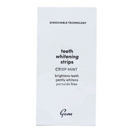Gem Teeth Whitening Strips - Crisp Mint, 28 Strips