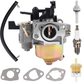 ZAMDOE Carburetor Carburetor for Honda GX160 5.5HP GX200 GX168 6.5HP GX140 Engine 196cc WP20 EG1400 Harbor Freight for Predator 212cc Go Kart OHV for Baja Mb165 Mb200 Replaces 16100-Z H8 W61 with