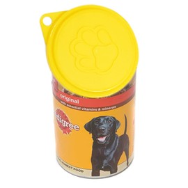 Medsuo 4pcs Dog Can Covers Pet Food Can Plastic Lids Caps for Tins Dog Cat Puppy Can Covers Reusable Sealed Tin Covers Lids for Pet Food Storage (Yellow, Blue, Purple, Pink)