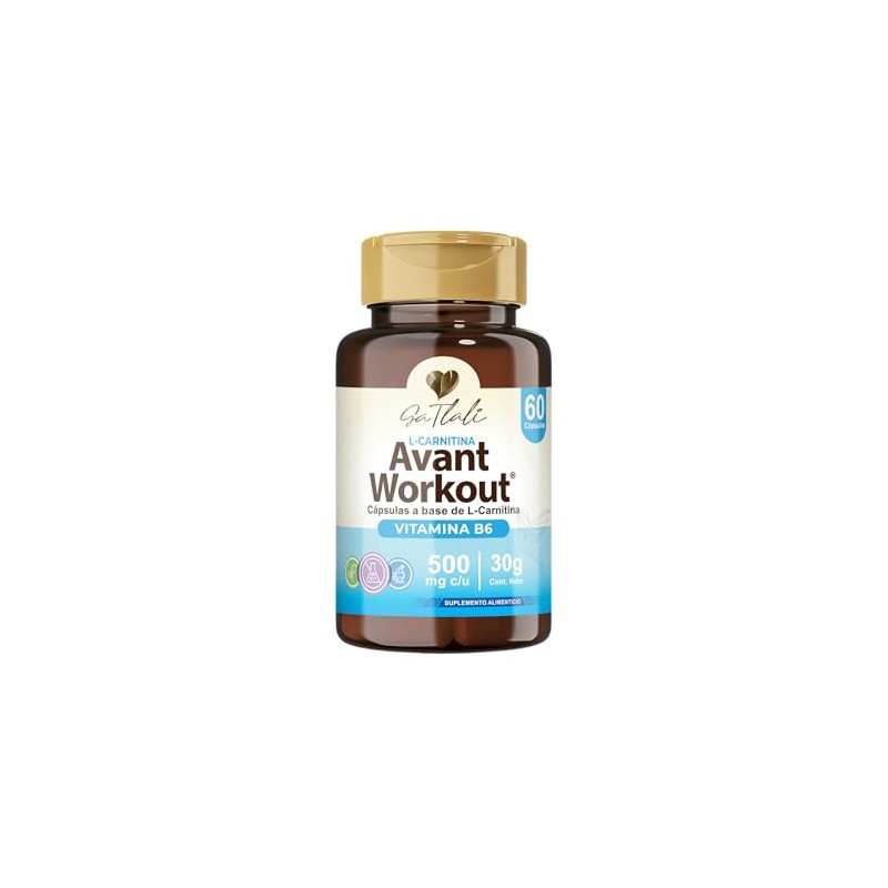 L Carnitina Ga Tlali 60 Cápsulas con Vitamina B6 -