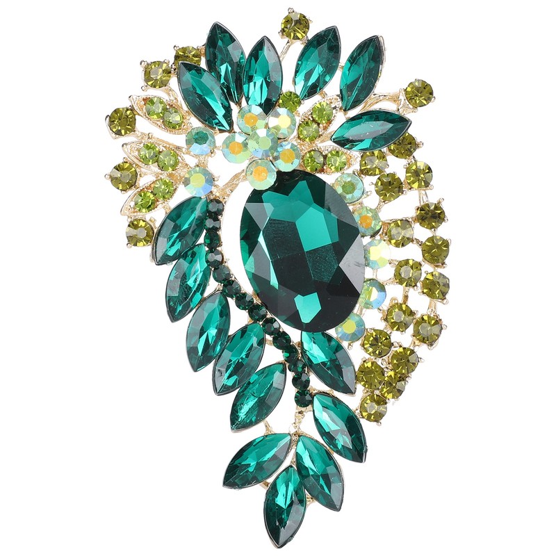 2Pcs Corsage Brooch Fashion Retro Exquisite Alloy Pins Applique Clothing