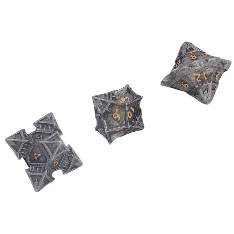 Dice Set Eye Catching Lightweight Alloy Dice Set for Playing