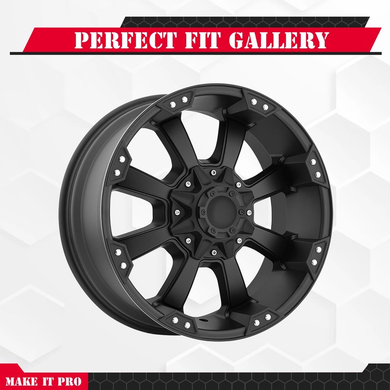 KitsPro Wheel Center Caps for Pro Comp Series 48 and