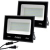 ZHMA 2 Pack 60W LED Outdoor Lighting Flood Lights,Wall Light,Work