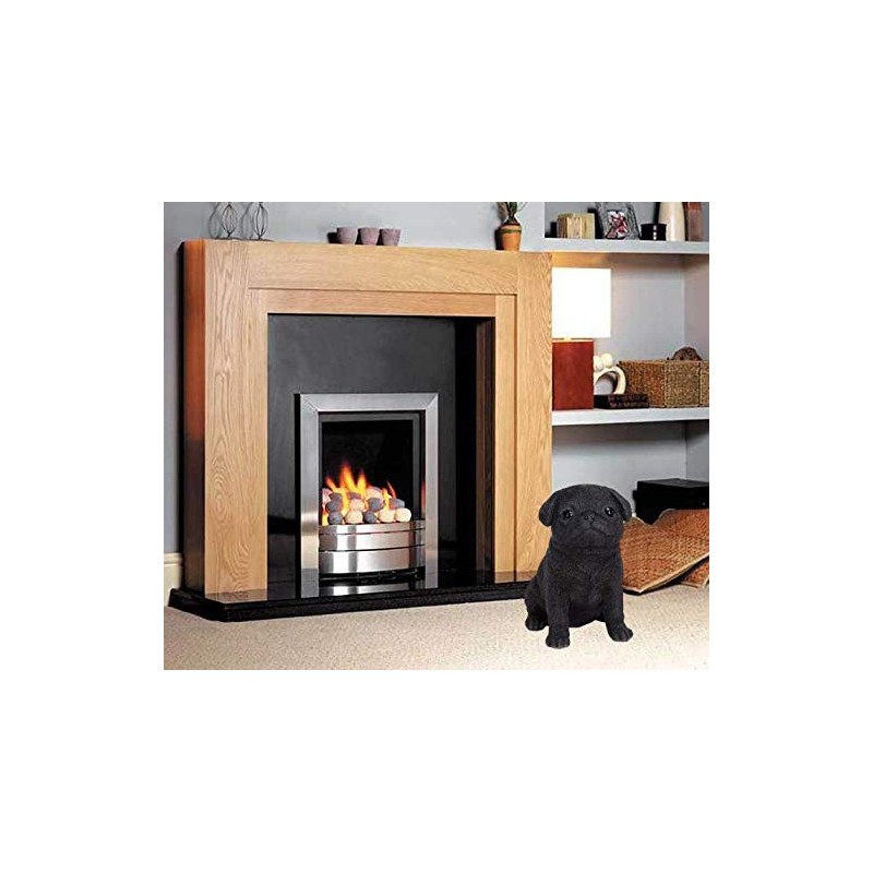 Vivid Arts Pet Pals Black Pug Puppy | Resin Home