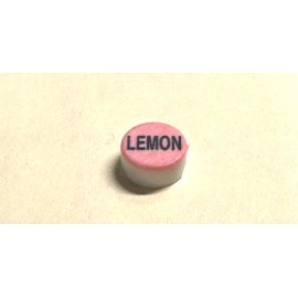 Wunder Bar Bar Gun Soda Gun Push Button Flavor Tab Replacement Cap, "LEMON"