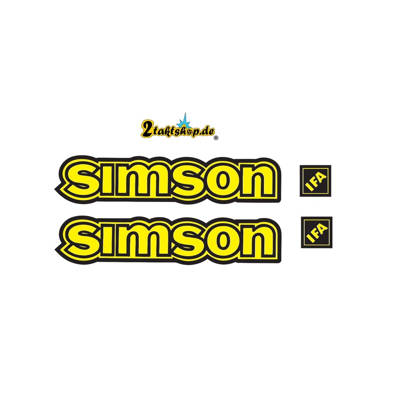 Transparent Simson S50 Sticker IFA Premium