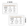 Cinnamon Roll Care Instruction Storage Cards | 30 pk 4x6”