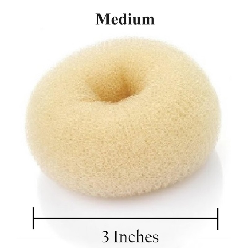Beaute Galleria Hair Donut Bun Maker Ring Style Mesh Chignon