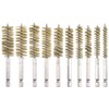 WENORA 10 Pack Bore Brush for Drill, Brass Bore Brush