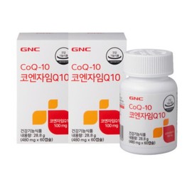 GNC Coenzyme Q10 (480mg X 60 Capsules X 2 / 4-month supply) / Coenzyme Q10 / 지엔씨 (GNC) 코엔자임Q10 (480mg X 60캡슐 X 2개 4개월분) 코엔자