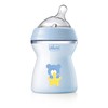 Chicco biberón Natural Feeling 250 ml azul para bebés, 1