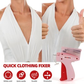 stitchy Quick Clothing Fixer-Mini Sewing Micro Tagging Gun,Stitch Gun for Clothes,For Fast Sewing of Clothing and Other fabric with 100 Buckles,1600Pcs Fasteners and 6 Needles