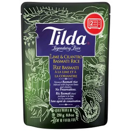 Tilda Lime and Cilantro Basmati Rice, 250g