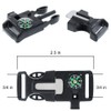 West Coast Paracord Emergency Whistle Buckle with Flint Scraper Compass