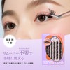 LASHVIEW 粘着式つけまつげ 72本入り アプリケーター1個 簡単に貼れる 10～16mm 再利用可能 まつげを傷つけない 再利用可能 N23