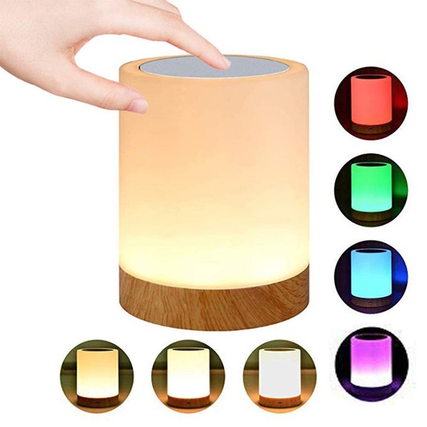 Caxmtu Caxmtu LED Night Light Touch Lamp Bedside Table Lamp