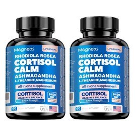 KSM-66 ASHWAGANDHA 4500MG | Cortisol Balance & Energy & Sleep & Mood | 16 IN 1 Megneta Cortisol Supplement - Specification: Chosen by Thousands - Best Value
