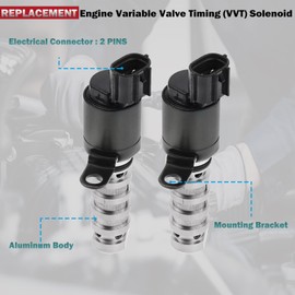 243552B700 Pair Engine Oil Control VVT Valve Variable Valve Timing Solenoid 1.6L 2.0L Fit for Hyundai 12-16 Accent Veloster / 15 Sonata for Kia 14-16 Forte Koup Forte5 / 16 Optima 12-16 Rio 11-15 Soul