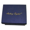Amlong Crystal Desktop Collection Crystal Pen Holder, Blue