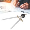 Spacing Gauge Adjustable Wing Divider Leather Craft Drawing Compasses Woodworking