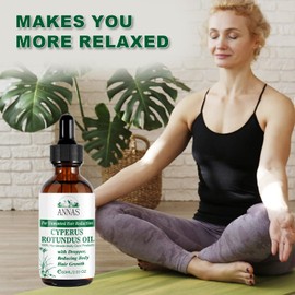 Cyperus Rotundus Oil for Hair Removal,100% Natural Cyprus Oil, Recommended Organic Formula,Reduces Hair Growth, Soothes Skin, Ideal for Men & Women, 60ml