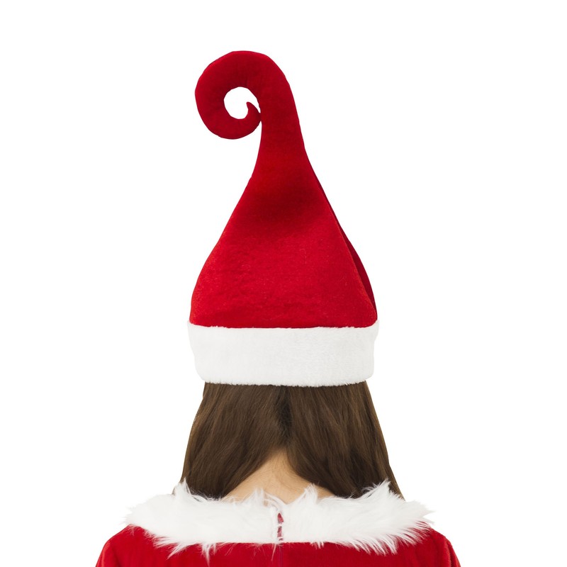 Clearstone Cosplay Christmas Witch Santa Hat Unisex Red