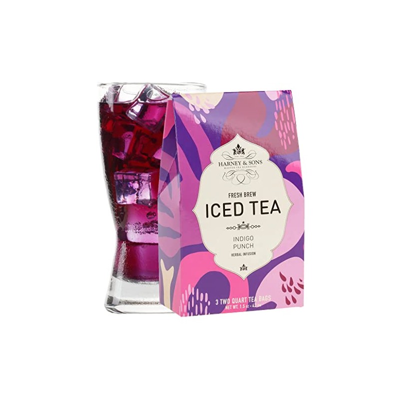 Harney & Sons Fresh Brew Indigo Punch Herbal Iced Tea,