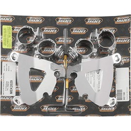 Memphis Shades Trigger-Lock Mounting Kit (Polished/Road Warrior Fairing) for 07-17 Harley FXDWG