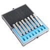 Accusize Industrial Tools 3/8'' 8 Pc H.S.S. Tool Bit Set,