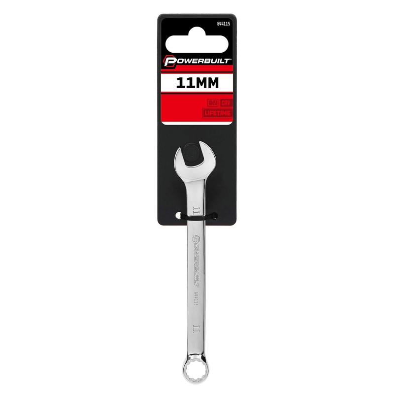 Powerbuilt 644115 Metric Mirror Polished 11mm Combination Wrench