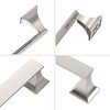 9BUILD 6 Pack 5 Inch Cabinet Handles Brushed Satin Nickel