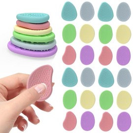 Fidget Sensory Toys for Kids Adults Easter Basket Stuffers Silicone Worry Stone for Autism ADHD Teens Silent Calm Down Toy (24 Stones)