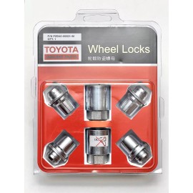 Toyota Alloy Wheel Lock Set Genuine OEM (short ones) with 2 Keys, BNIB USA