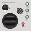 Vent Systems 4'' Inch - Pack of 10 - Black