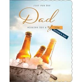 Father's Day Card, Just for You Dad - 8 x 6 inches - Avant Garde Studios