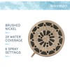 Waxman Serene 4" Fixed Shower Head with 6 Spray Settings,