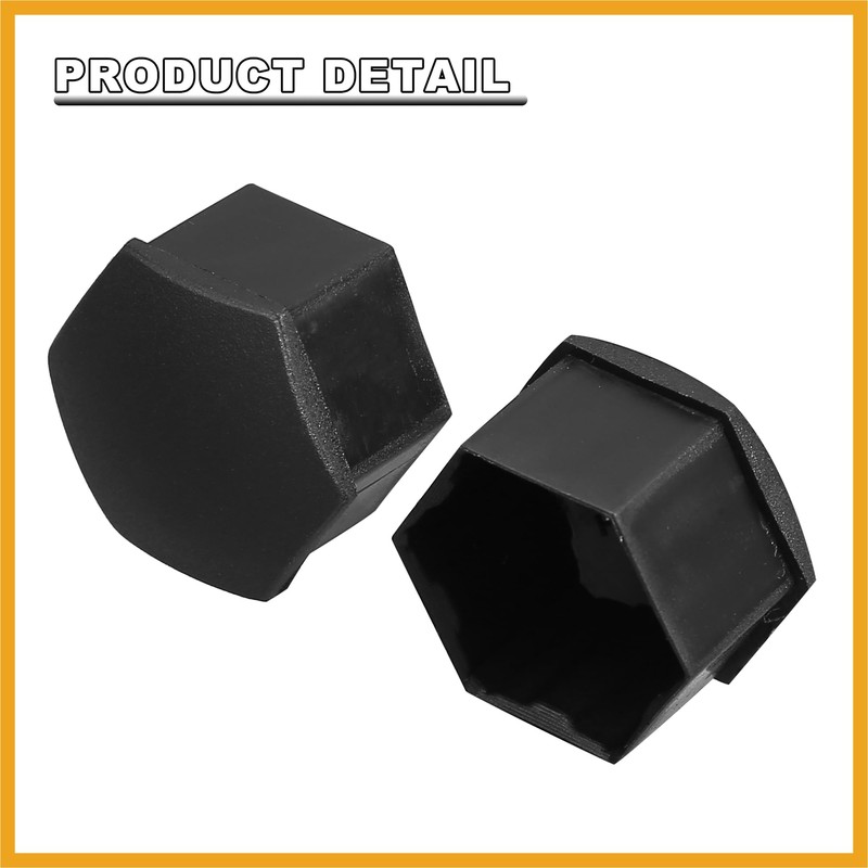 Partuto 20pcs 21mm Wheel Lock Lug Bolt Nut Cover Cap