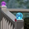 SUNNYPARK Solar Fence Post Cap Light, 4x4, Color Changing, Waterproof,