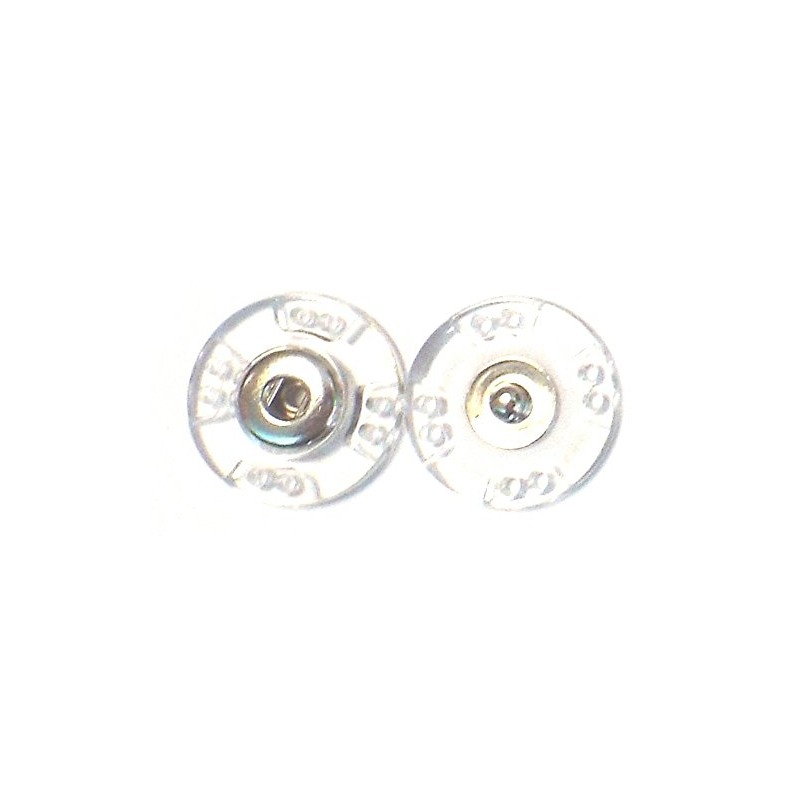 5 Sew-On Press Studs Plastic/Metal 25 mm