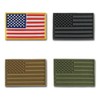 RAPDOM Tactical USA Flag Tactical Rubber Patch (1 Pack), Multicolor
