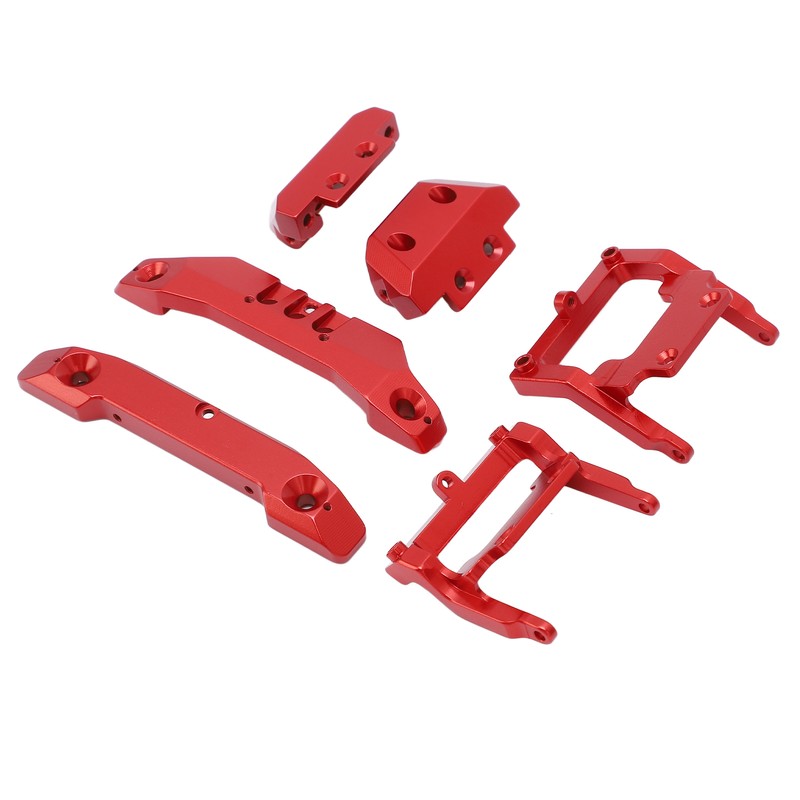 RC 1/18 Bumper Replacement Aluminum Alloy RC Front Rear Bumpers
