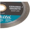 Makita E-02668 4-1/2" Diamond Blade, Continuous Rim, General Purpose