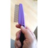 Yumflan Flea Comb with Rubber Handle, Professional Fine Teeth Grooming
