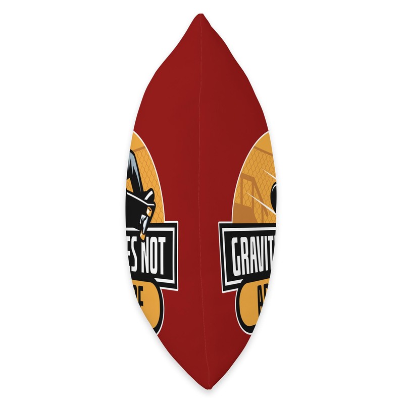 Gravity Does Not Apply To Me Cool Skateboard Throw Pillow