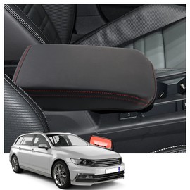 YEE PIN Armrest Cover for V W Passat B8 Sedan/Passat Valiant Centre Armrest Cover Leather Protective Armrest Protection Centre Console Accessories