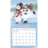 Lang Sam Snowman 2026 Wall Calendar – 12-Month Calendar with
