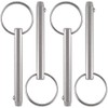 4 Pack Quick Release Pins, Diameter 5/16"(8mm), Usable Length: 2-1/4"(57mm),