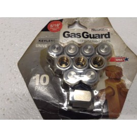 RECTORSEAL GASGUARD KEYLESS LOCKING 5/16” REFRIG GAS CAPS UNIVERSAL-10/P